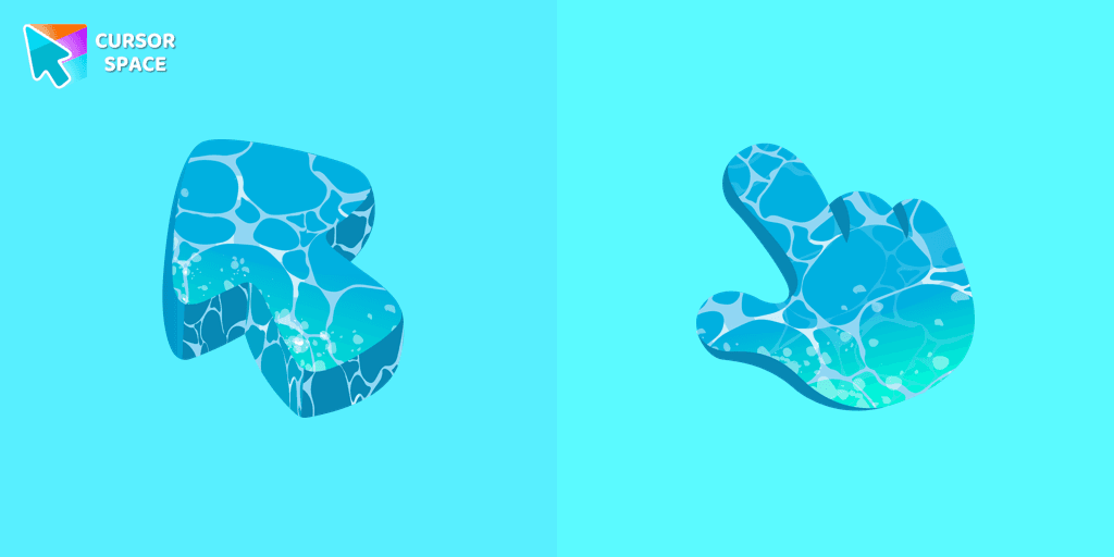Water Texture cursor cursor pack